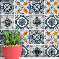 Adesivos de Azulejos Ladrilhos Hidráulicos Modelo 09-10x10cm