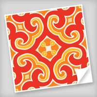 Adesivo para Azulejo Unitário Modelo 296-20x20cm