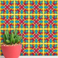 Adesivos de Azulejos Ladrilhos Hidráulicos Modelo 157-10x10cm