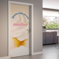 Adesivo de Porta Quanto Mais Melhor-93X210Cm