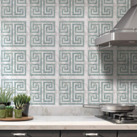 Adesivos de Azulejos Ladrilhos Cartela Mármore Cinza e Branco 07-10x10cm