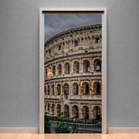 Adesivo para Porta Paisagem 27 Coliseu-73X210Cm