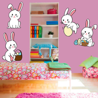 Adesivo de Parede Infantil Páscoa 6- Extra Grande 67x95cm