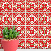 Adesivos de Azulejos Ladrilhos Hidráulicos Modelo 36-15x15cm