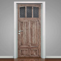 Adesivo para Porta Madeira Envelhecida-73X210Cm