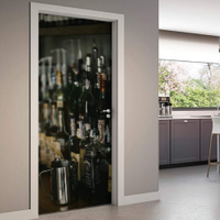 Adesivo de Porta Foco Seletivo para Bebidas-73X210Cm