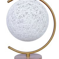 Abajur Luminária Rustica Branca De Mesa 27,5cm Bivolt 110/220v