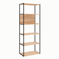 Estante Shelf Calvi E Preta 173 Cm