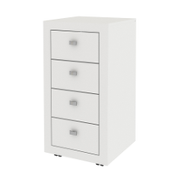 Gaveteiro para Escritório Home Office ME4133 MDP Branco G69 - Gran Belo