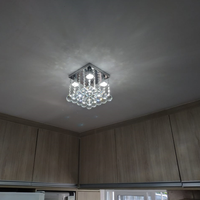Lustre de Cristais para Hall Social e Corredor 35 cm