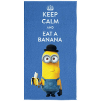 Toalha de Banho Felpuda Estampada Minions 1C