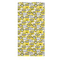 Toalha de Banho Felpuda Estampada Minions A