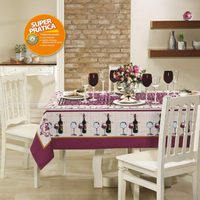 TOALHA DE MESA QUADRADA 04 LUGARES - SABRINA