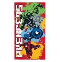Toalha de Banho Infantil Aveludada Avengers