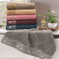 Toalha De Banho Prime Marrocos 70cmX140cm Marrom Mascavo - Lufamar