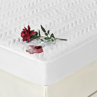 Protetor De Colchão Impermeável Microfibra Matelado Casal Padrão - Branco