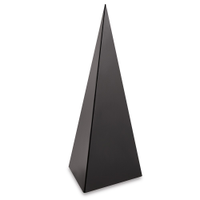 Enfeite Decorativo "Pirâmide" em Metal Preto 30 cm - D'Rossi