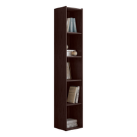 Estante Para Livros com 4 Prateleiras 33cm Julia Castanho - Montanaris Decor