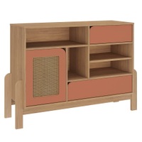 Buffet Aparador 1P 2G 122 cm 4579 Carvalho Terracota ARLY
