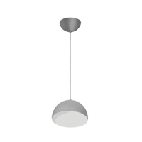Lustre Pendente Design 7631 1 Lâmpada E27 Prata