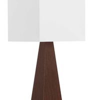 Abajur de Mesa 31 Wengue C/ Cúpula 1 Lâmp. Bivolt