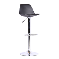 Banqueta Giratória Eames Preta