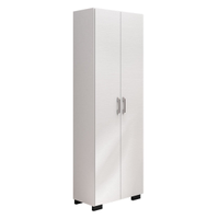 Livreiro 5 Prateleiras c/ Portas Grandes Office Branco