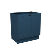 Balcão de Cozinha sem Tampo Évora 2 Portas Azul Orion 80 cm