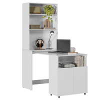 Estante Escrivaninha Com Mesa Bancada Retrátil Salt Branco Z06 - Mpozenato