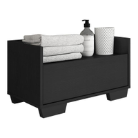 Gabinete Armário Banheiro 80cm Multimóveis V5001 Preto