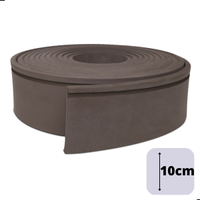 Rodapé Autocolante Flexível - Boiserie Roda Meio Moldura Eva - 10cm 10 Metros