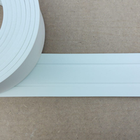 Rodapé Autocolante Flexível - Boiserie Roda Meio Moldura Eva - 10cm 10 Metros