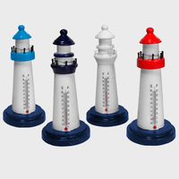 Farol com Termômetro P Jogo 4 peças