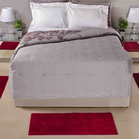 Kit Tapetes Quarto Classic Rubi 3 Peças - Oásis