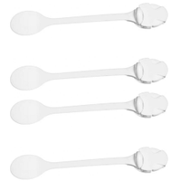Kit 4 Travas de Segurança Tampo Sanitário Plástico Proteção para Bebês Crianças Branco
