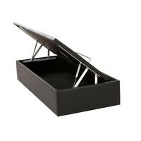 Base para Cama Box Solteiro Physical ll com Baú (39x88x188) Marrom