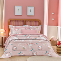 Jogo de Cama Solteiro Atlantix 3 Pçs 88x188x30 100% Algodão Encanto