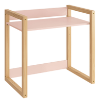 Mesa Escrivaninha Infantil Zoe Rosa Fosco - MoveisAqui