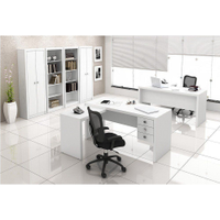 Escritório Completo 06 Peças Branco - Tecno Mobili
