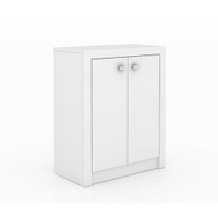 Armário Baixo para Escritório com 02 Portas ME4103 Branco - Tecno Mobili