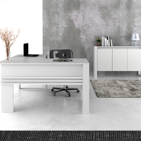 Conjunto Escritório 02 Peças CJ23 Branco Tecno Mobili