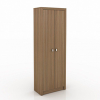 Armário Estante Alto para Escritório Home Office ME4105 MDP Amendoa G69 - Gran Belo