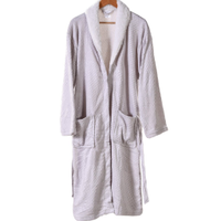 Roupão Sherpa Lã de Carneiro Toque Flannel Ultra Macio
