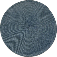 Kit 6 Americano Requinte Liso para Mesa Redondo 38cm Navy