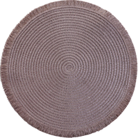 Lugar Americano Redondo Franja 38cm Mauve
