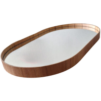Bandeja Espelhada Decorativa Sarah Laminada Cinamomo