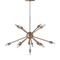 Lustre Sputinik 13 Lâmpada G9 Cobre - T.Y Iluminação