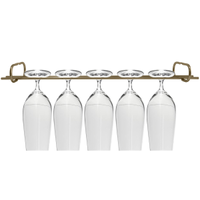 Suporte Para Pendurar Taças 42cm Organizador Porta Taças Suspenso Dourado