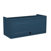 Armário Aéreo MDF Herval Viana, 1 Porta, Azul Orion, 80 cm