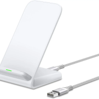 15W Fast Wireless Charger Stand for Google Pixel 10/9/8/7/6, Samsung Galaxy S26/S25, iPhone 17/16/15, Android Phones
